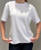 %100 Pamuk Kısa Kol Basic T-shirt- BEYAZ