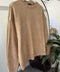 Bisiklet Yaka Basic Triko Kazak- CAMEL