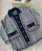 Denim Detay Premium Hırka- GRİ