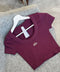 Geniş Yaka Kaşkorse Body- BORDO
