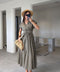 Mila Tensel Elbise- HAKİ