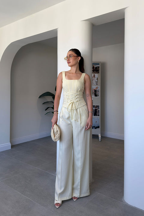 Premium Bol Paça Pantolon- SARI