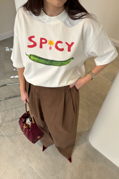 Premium Yeni Sezon Baskılı T-Shirt- EKRU