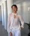 Premium Yeni Sezon Likralı Bluz- BEYAZ