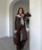 Tintli Wide Leg Jean- KAHVERENGİ