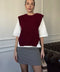 Triko Detay Tshirt- BORDO