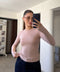 Parmak Geçmeli Uzun Kollu Body- PUDRA