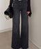 Tintli Wide Leg Jean- FÜME